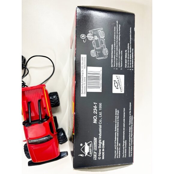 VTG 1996 New Bright Ford Ranger Splash Pistol Grip Remote Control Truck NOS - Picture 5 of 10